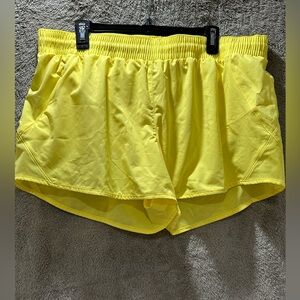 All in Motion Bright Yellow Women's Athletic Shorts